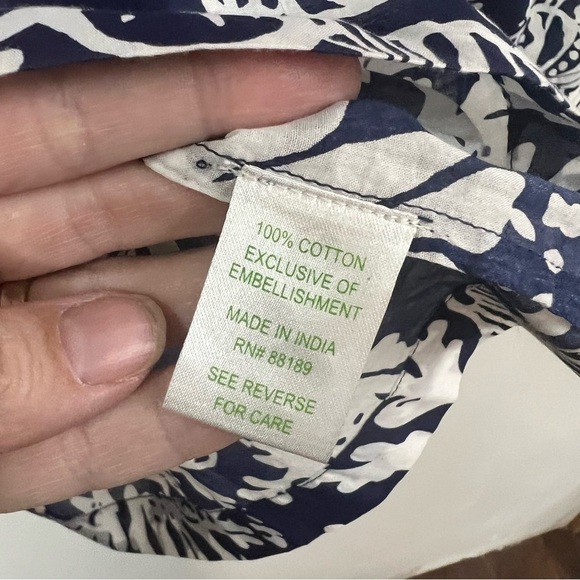 Lily Pulitzer Sarasota Beaded Tunic Top - Picture 11 of 12